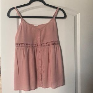 Pink tank top size S